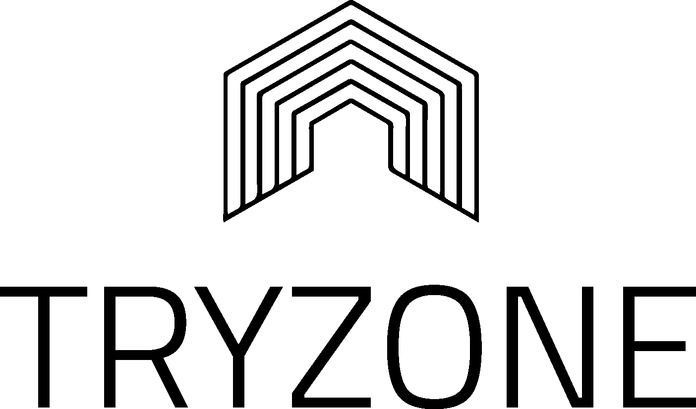 TryZone-logo med husform